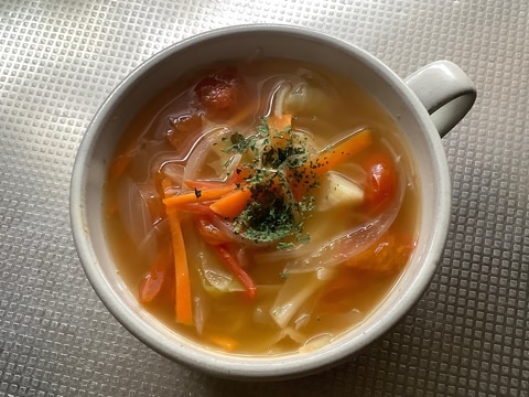 ミニトマト野菜スープ